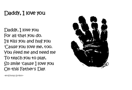 Father's Day printable with handprint