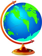 Around the world preschool themes - globe