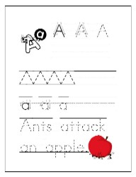 free printable alphabet worksheets