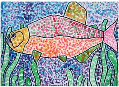 Fish Pointillism