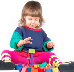 Girl with Blocks