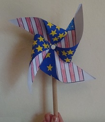pinwheel paper craft