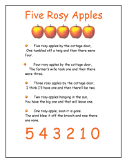 Click to print the Preschool Apple Activity page