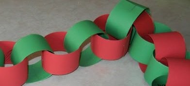 Christmas Paper Chain Advent Craft