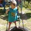 Child on Swing