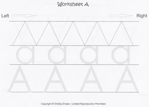 Free Preschool Alphabet Worksheet for Beginners