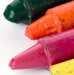 Wax crayons