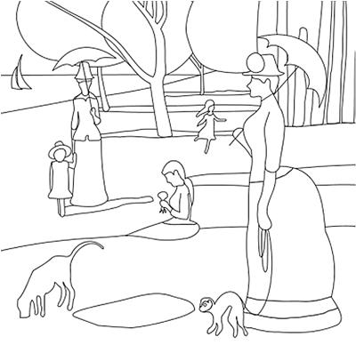 Seurat-SundayAfternoonDrawing
